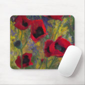 Alicias Poppies Mousepad Muismat (Met muis)