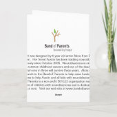 Alicia's Snowman Christmas Kaart (Achterkant)