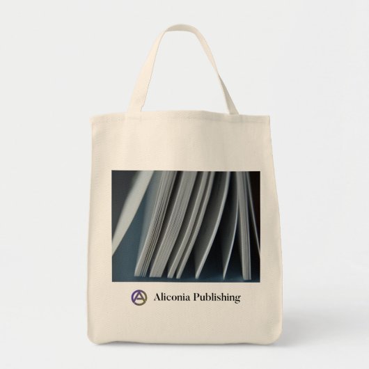 Aliconia Publishing boodschappentas Tote Bag (Voorkant)