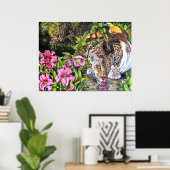 Alidas tuin poster (Thuiskantoor)