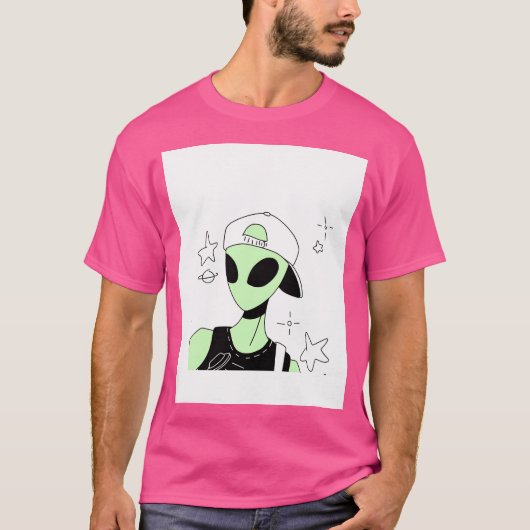 Alien 004 t-shirt (Voorkant)