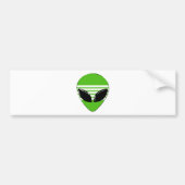 Alien-01 Bumpersticker (Voorkant)