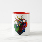 Alien 1 tweekleurige koffiemok (Center)