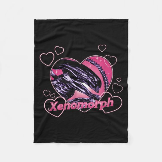 Alien 3 Valentine's Day Loving Xenomorph Heart Rtr Fleece Deken (Voorkant)