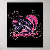 Alien 3 Valentine's Day Loving Xenomorph Heart Rtr Poster (Voorkant)