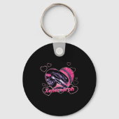 Alien 3 Valentine's Day Loving Xenomorph Heart Rtr Sleutelhanger (Voorkant)