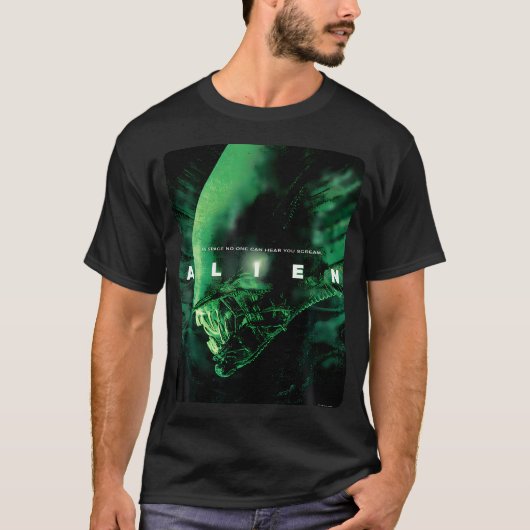 Alien 45th Jubileum Xenomorph 1979 Film Poster T-shirt (Voorkant)