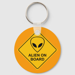 ALIEN AAN BOORD Sleutelhanger
