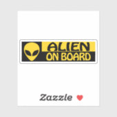 ALIEN AAN BOORD STICKER (Vel)