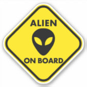 ALIEN AAN BOORD STICKERS (Voorkant)