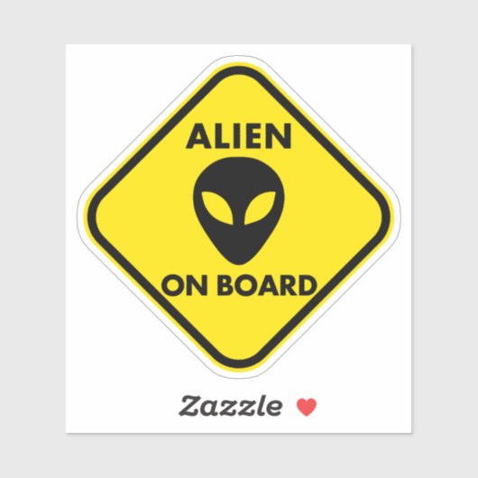 ALIEN AAN BOORD STICKERS (Vel)