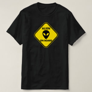 Alien aan boord T-shirt