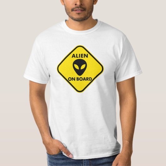 Alien aan Boord T-Shirt (Voorkant)