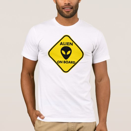 Alien aan Boord T-Shirt (Voorkant)