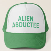 ALIEN ABDUCTEE slogan pet (Voorkant)