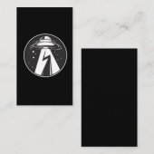 Alien Abductie buitenaardse ruimteschip Visitekaartje (Voorkant / Achterkant)