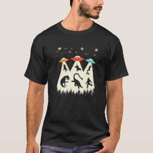  Alien Abductie Rex Loch Ness Bigfoot Funn T-shirt