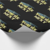 Alien Abductie, u bent de volgende Cadeaupapier (Hoek)