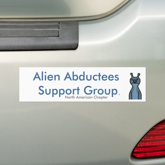 Alien Abducties Support Group Bumpersticker (Op auto)