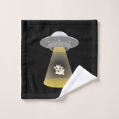 Alien Abduction Bad Handdoek (Wasdoekje)