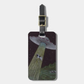 Alien Abduction Bagagelabel (Voorkant verticaal)