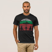 Alien Abduction Bigfoot UFO Sci Fi Lover T-shirt (Voorkant volledig)