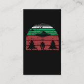 Alien Abduction Bigfoot UFO Sci Fi Lover Visitekaartje (Voorkant)