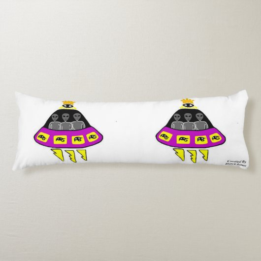 Alien Abduction Body Pillow Lichaamskussen (Voorkant)
