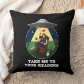 Alien Abduction Books to your Readers UFO Kussen (Deken)