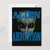 Alien Abduction Briefkaart (Voorkant / Achterkant)