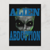 Alien Abduction Briefkaart (Voorkant)