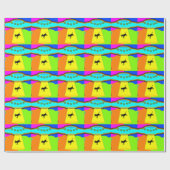 Alien Abduction Cadeaupapier (Vlak)