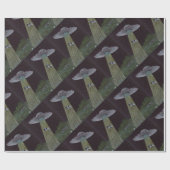 Alien Abduction Cadeaupapier (Vlak)