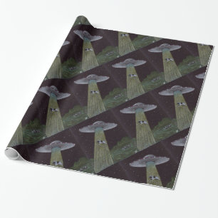 Alien Abduction Cadeaupapier