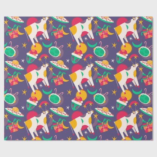 Alien Abduction Cadeaupapier (Vlak)