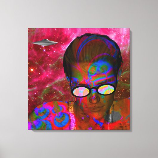 Alien Abduction Canvas Afdruk (Voorkant)