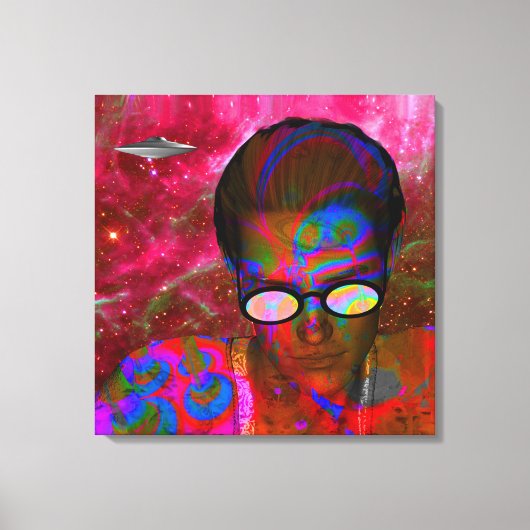 Alien Abduction Canvas Afdruk (Voorkant)