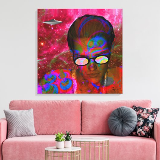 Alien Abduction Canvas Afdruk (Insitu (Woonkamer))
