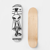 Alien Abduction Custom Pro Long Board Persoonlijk Skateboard (Voorkant)
