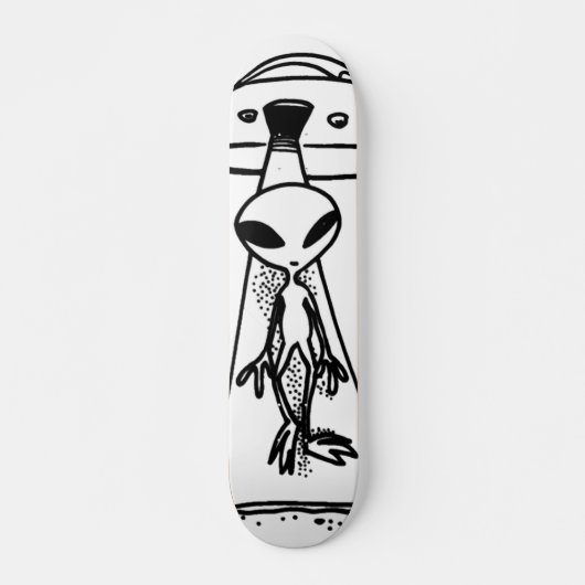 Alien Abduction Custom Pro Long Board Persoonlijk Skateboard (Voorkant)