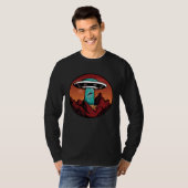 Alien Abduction  Desert Take Me Away UFO T-shirt (Voorkant volledig)