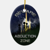 Alien Abduction door Hanger Keramisch Ornament (Voorkant)