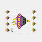 Alien Abduction Fleece Blanket Deken (Voorkant (Horizontaal))