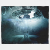 ALIEN ABDUCTION FLEECE DEKEN (Voorkant (Horizontaal))