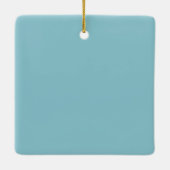 Alien abduction gnome keramisch ornament (Achterkant)