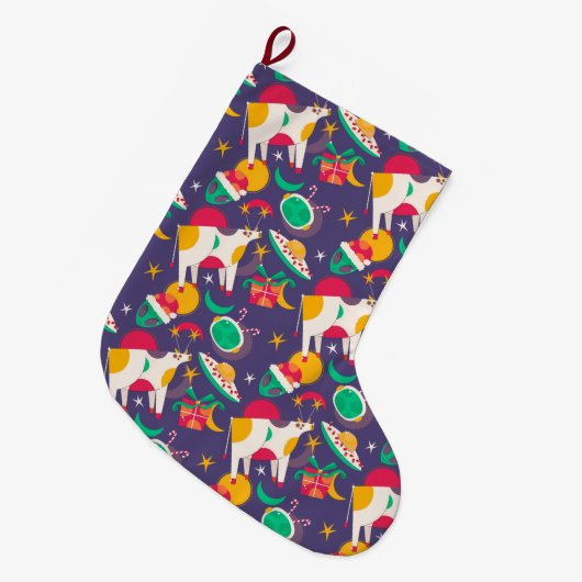 Alien Abduction Grote Kerstsok (Voorkant (Hangend))