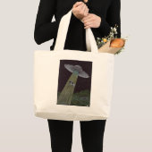 Alien Abduction Grote Tote Bag (Voorkant (product))