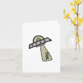 Alien Abduction Kaart (Gele Bloem)