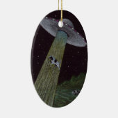 Alien Abduction Keramisch Ornament (Rechts)