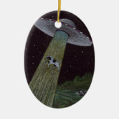 Alien Abduction Keramisch Ornament (Voorkant)